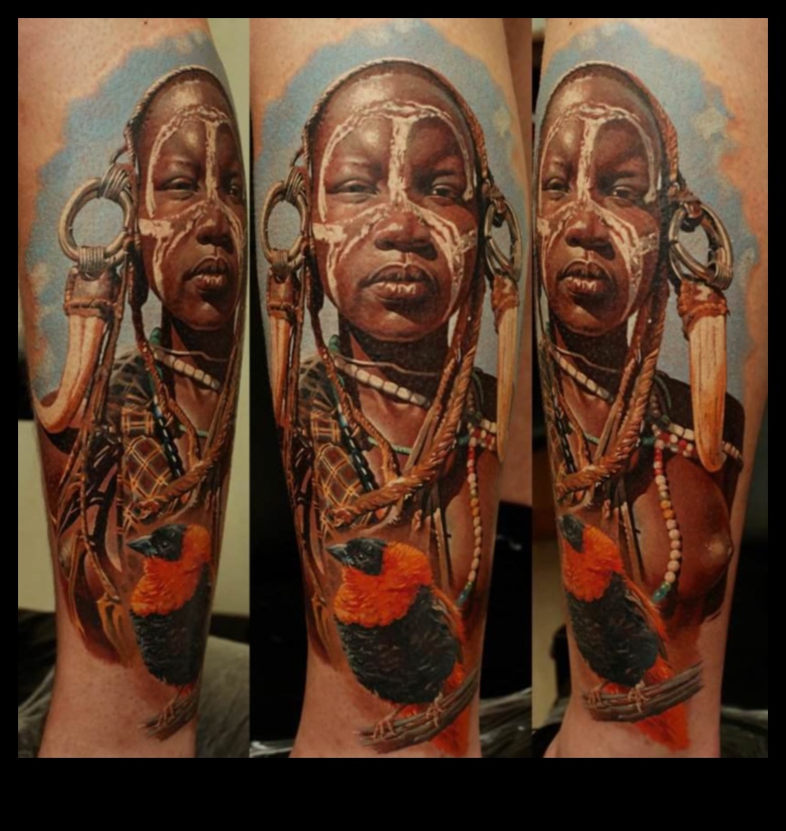 דיוק צילום: קעקועים של ריאליזם בפרטים חיים