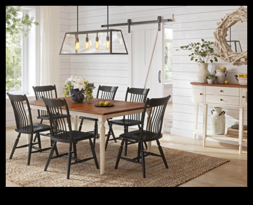 האם אתה יכול להציע נגיעות כפריות לחדר אוכל בחווה עירונית עם טוויסט?