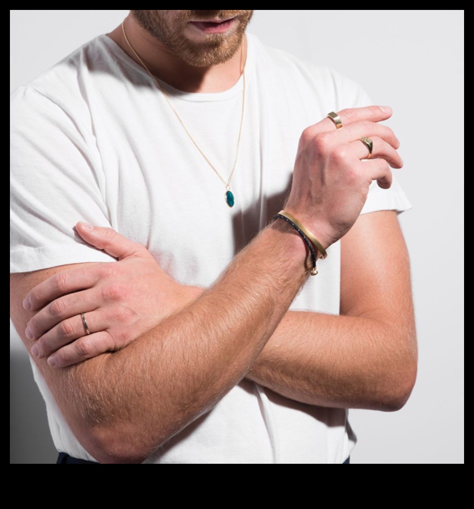 הצהרות אלגנטיות: חקור את עולם תכשיטי הגברים