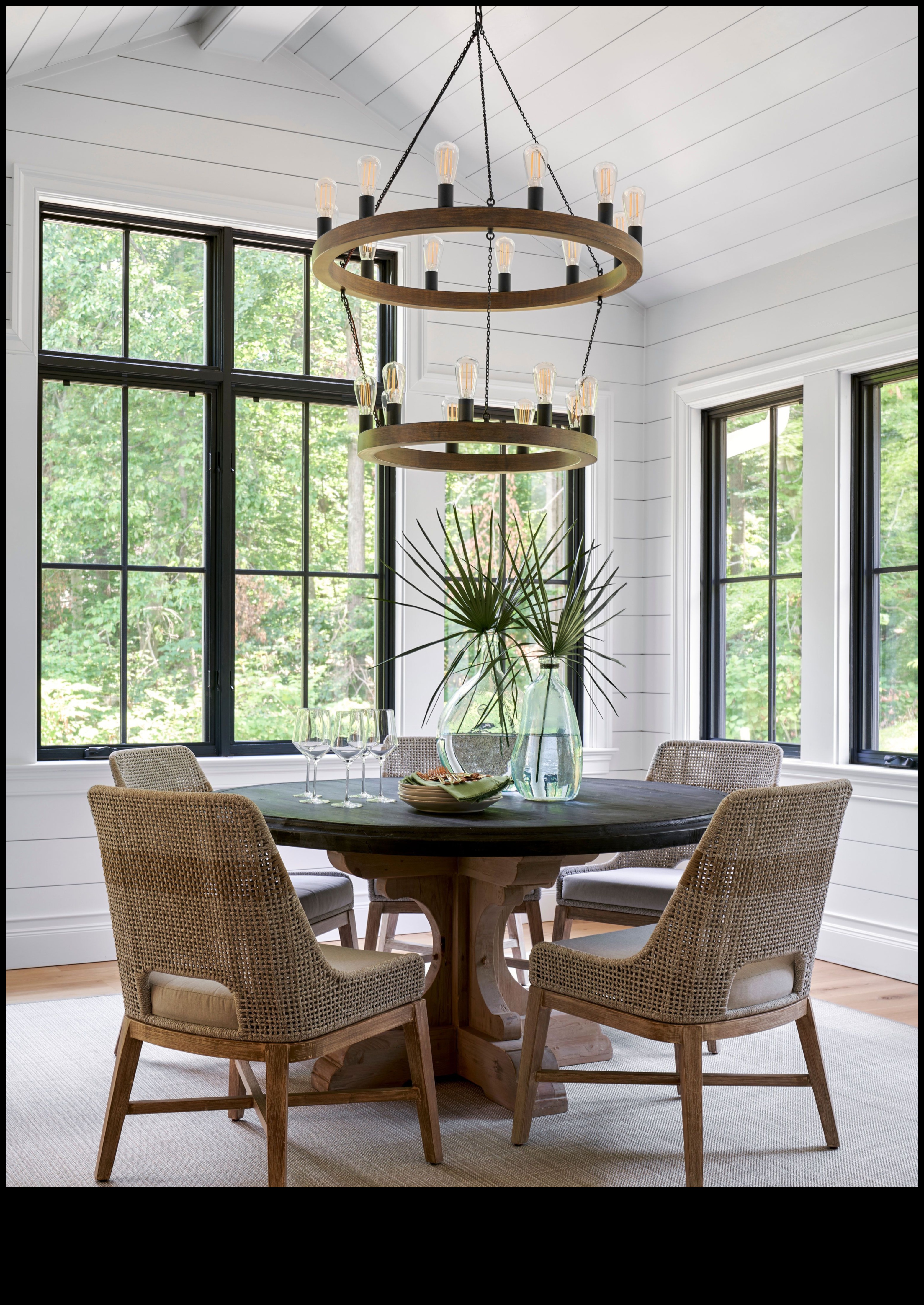 כיצד אוכל להשיג חדר אוכל בחווה עירונית עם נגיעות כפריות?