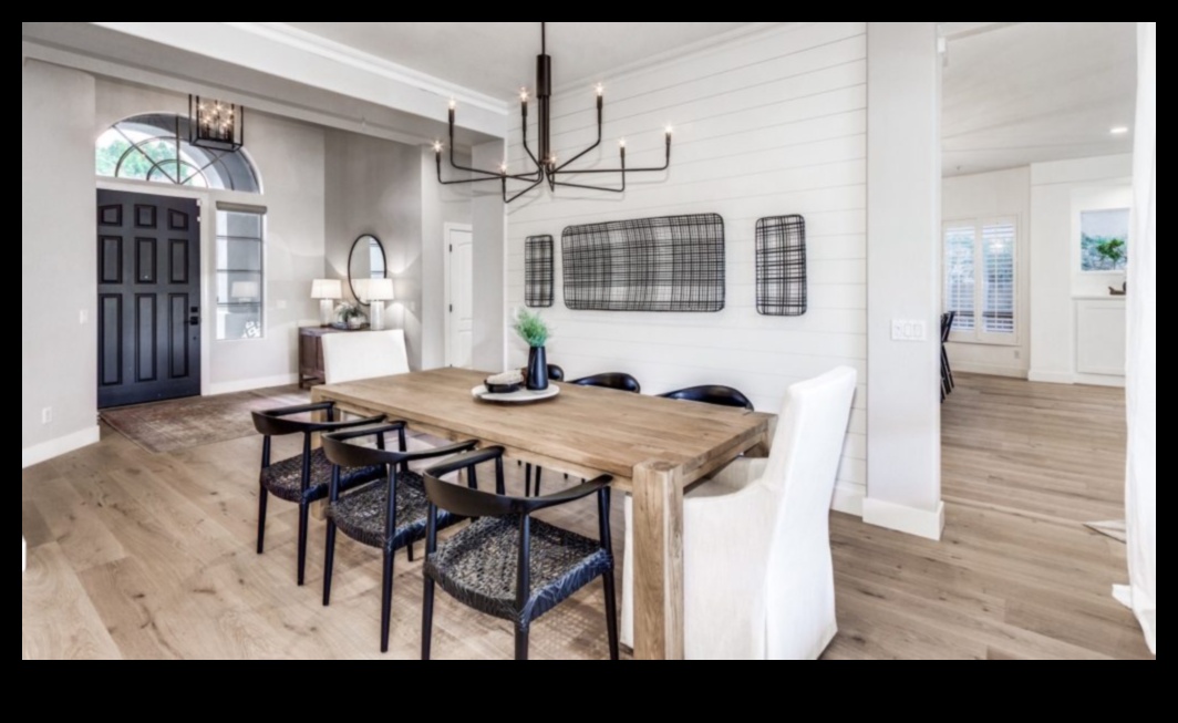 כיצד אוכל להשיג חדר אוכל בחווה עירונית עם נגיעות כפריות?