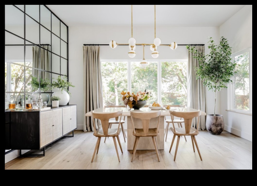 כיצד אוכל להשיג חדר אוכל בחווה עירונית עם נגיעות כפריות?