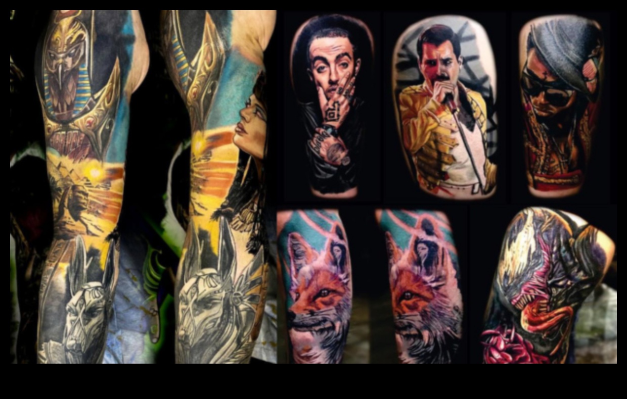 פיוז'ן אמנותי: איפה יצירתיות פוגשת עור בקעקועים