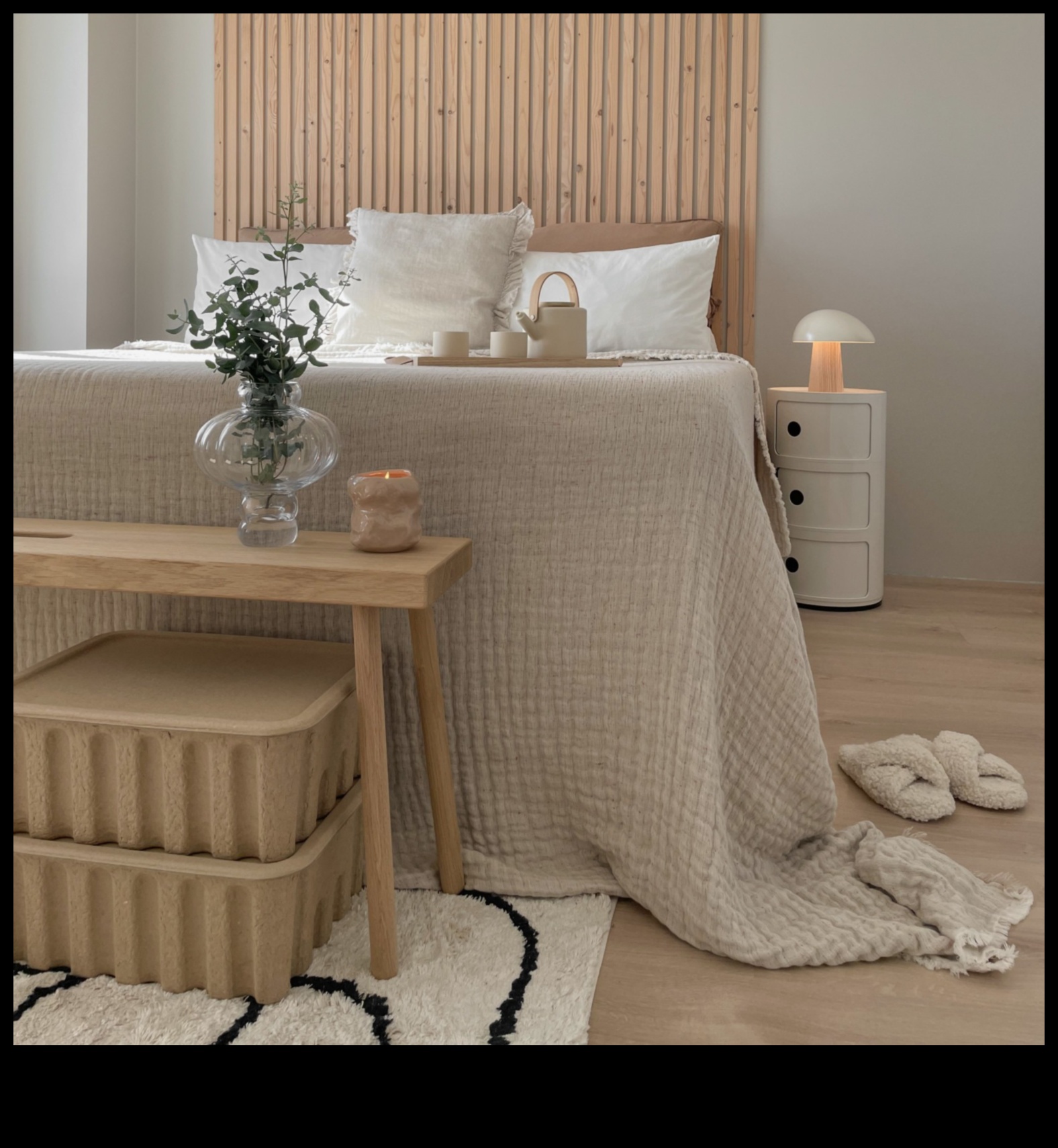 רעיונות לעיצוב חדר שינה סקנדינבי לשלווה