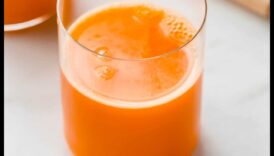 טהור וממריץ: מרומם את היום שלך עם מיץ גזר-תפוזים