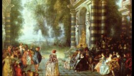 הדים אמנותיים: מעקב אחר נושאים על פני תנועות אמנותיות של הרוקוקו