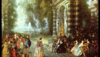 הדים אמנותיים: מעקב אחר נושאים על פני תנועות אמנותיות של הרוקוקו