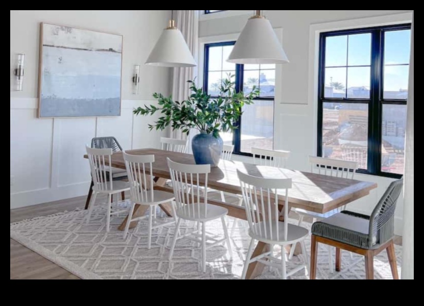 כיצד אוכל להשיג חדר אוכל בחווה עירונית עם נגיעות כפריות?