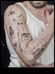 פיוז'ן אמנותי: איפה יצירתיות פוגשת עור בקעקועים