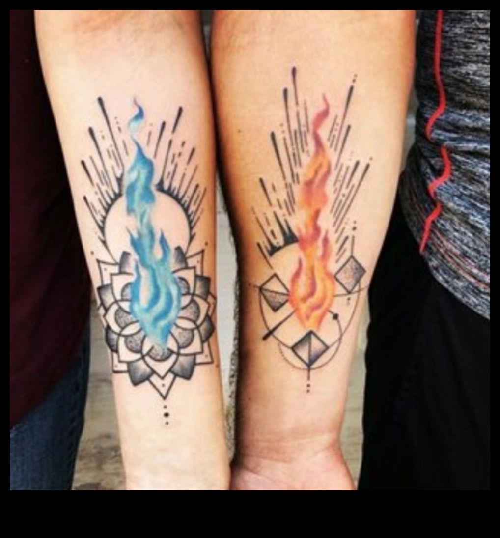 להבות תאומות: קעקועים זוגיים מציתים קשרים יצריים